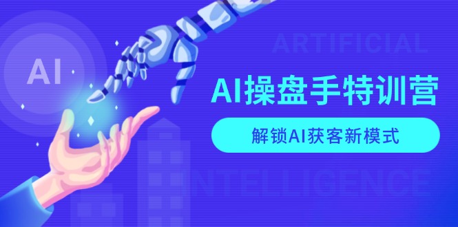 AI-操盘手特训营，解锁AI获客新模式，全面掌握AI商业应用与提示词技巧-数智网创