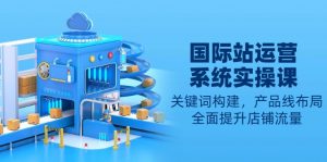 国际站运营系统实操课：关键词构建，产品线布局，全面提升店铺流量-数智网创