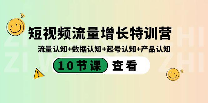 短视频流量增长特训营:流量认知+数据认知+起号认知+产品认知(10节课)-数智网创