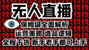 2025无人直播这么做就对了，保姆级全面解析，全程干货，新手老手都可上手-数智网创
