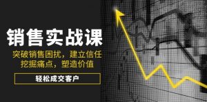 销售实战课，突破销售困扰，建立信任，挖掘痛点，塑造价值，轻松成交客户-数智网创