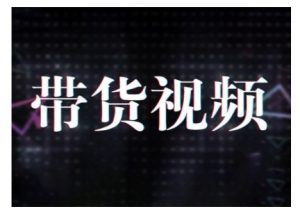 原创短视频带货10步法,短视频带货模式分析 提升短视频数据的思路以及选品策略等-数智网创