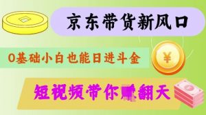 最新京东短视频带货代运营秘籍,轻松躺挣【揭秘】-数智网创