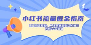 小红书流量掘金指南:直播间高转化:从场景搭建到话术设计,月销30W秘籍-数智网创