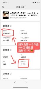 外面卖998的AI短视频教辅资料带货，抖音跟视频号都可以做，快速起号(素材+课程)-数智网创