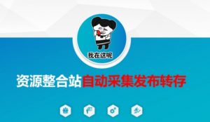 资源整合站自动采集发布转存，解放双手-数智网创