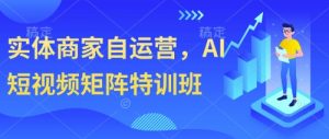 实体商家自运营，AI短视频矩阵特训班-数智网创