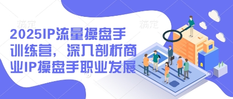 2025IP流量操盘手训练营，深入剖析商业IP操盘手职业发展-数智网创
