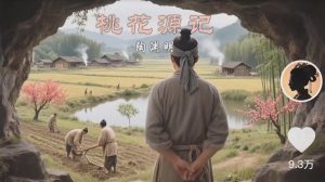 把课本里的古文做成爆火AI视频！流量猛的不行，7个作品涨粉23万＋-数智网创