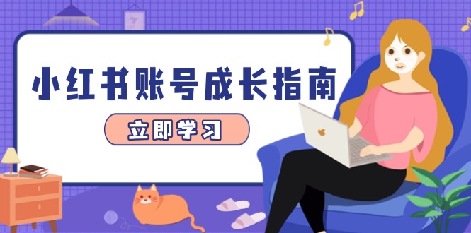 小红书账号成长指南，爆款选题+精准定位+数据分析，系统提升账号变现能力-数智网创