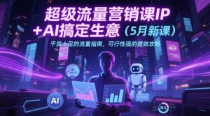超级流量营销课IP+AI搞定生意(5月新课)干货十足的流量指南，可行性强的提效攻略-数智网创