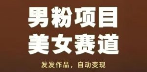 男粉项目美女赛道，发发作品，轻松获流自动变现-数智网创