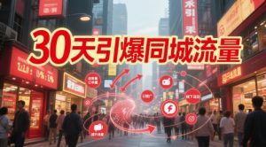 30天引爆同城流量:团购篇 认知篇 流量篇 来客篇 达人篇 老板人设IP篇 投流篇-数智网创