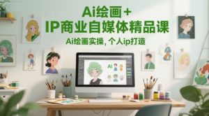 Ai绘画+IP商业自媒体精品课,Ai绘画实操,个人ip打造-数智网创
