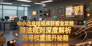 中小企业短视频获客全攻略,算法规则深度解析,账号权重提升秘籍-数智网创