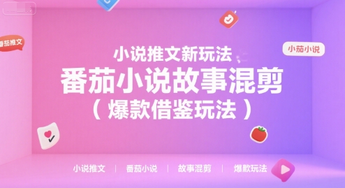 小说推文新玩法，番茄小说故事混剪(爆款借鉴玩法)-数智网创