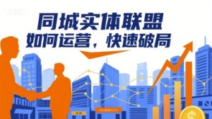 同城实体联盟如何运营,快速破局-数智网创