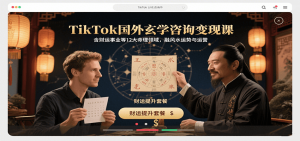 TikTok国外玄学咨询变现课，含财运事业等12大命理领域，融风水运势与运营-数智网创