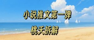 小说推文项目操作全流程第一弹，0粉就能做，门槛低非常适合新手-数智网创