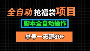 全自动抢福袋项目，单号一天80+脚本全自动操作-数智网创