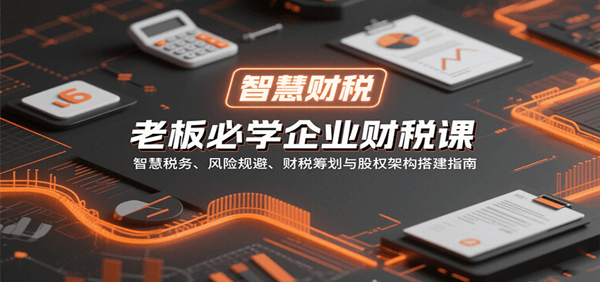 老板必学企业财税课:智慧税务、风险规避、财税筹划与股权架构搭建指南-数智网创