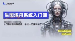 LibLibAI哩布哩布生图炼丹系统入门课，从生图到炼丹，只学这一门就够了-数智网创