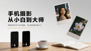 手机摄影从小白到大师，零基础带你学习手机摄影，拍出朋友圈点赞大片-数智网创