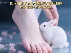 如何用即梦ai生成爆款玉足美足视频，即梦出图+即梦出视频，快速涨粉-数智网创
