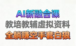 育儿教学教培新玩法,AI生成教学视频,市场大,操作简单,变现天花板非常高-数智网创