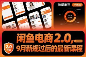 闲鱼电商2.0，9月新规过后的最新课程-数智网创