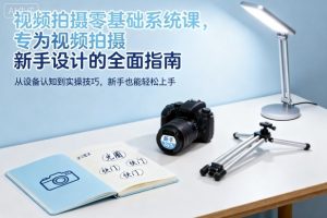 视频拍摄零基础系统课，专为视频拍摄新手设计的全面指南-数智网创