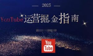 2025油管YouTuBe运营掘金指南，全方位帮你从零搭建油管运营体系-数智网创