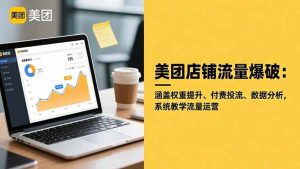 美团店铺流量爆破:涵盖权重提升、付费投流、数据分析,系统教学流量运营-数智网创