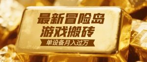 冒险岛游戏搬砖 一组账号月利润9000+-数智网创