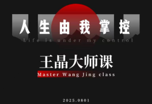 王晶大师课：流量破局-人生由我掌控-数智网创