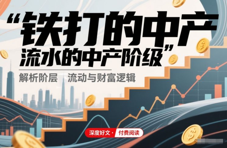 付费文章：铁打的中产，流水的中产阶级-数智网创