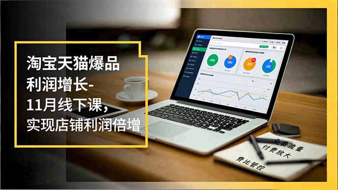 淘宝天猫爆品利润增长-11月线下课,免费流量、付费放大、费比管控,实现店铺利润倍增-数智网创