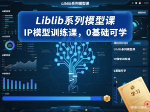 Liblib系列模型课，IP模型训练课，0基础可学-数智网创