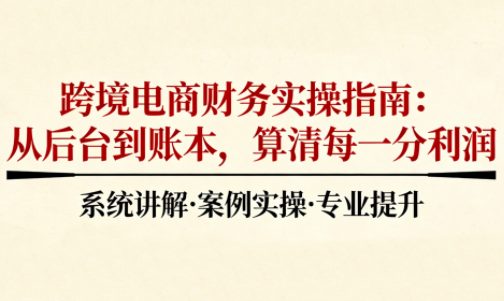 2025跨境电商财务实操指南-数智网创