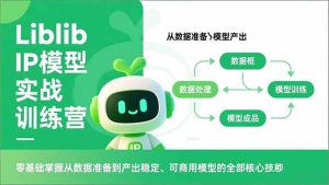 Liblib IP模型实战训练营，零基础掌握从数据准备到产出稳定、可商用模型的全部核心技能-数智网创