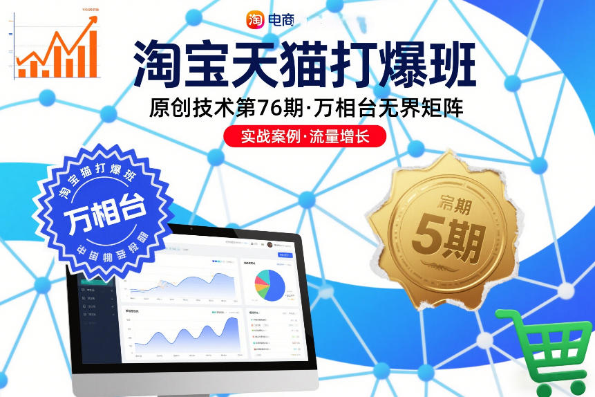 淘宝天猫打爆班原创技术第76期，万相台无界矩阵-数智网创