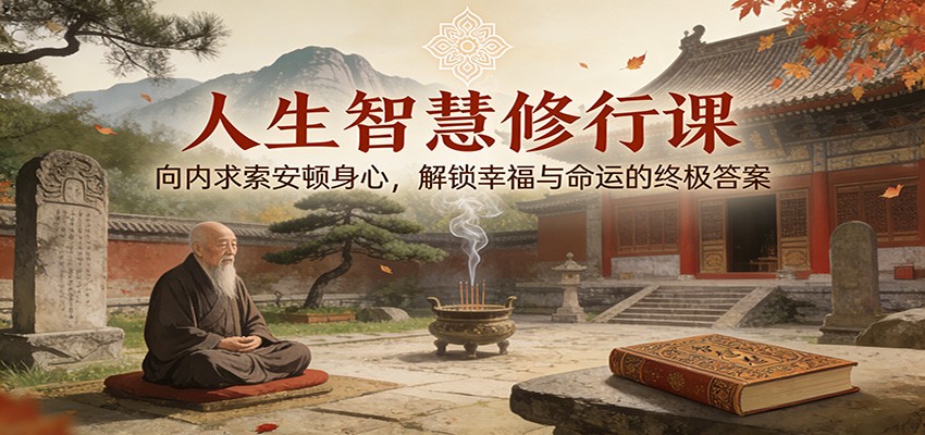 人生智慧修行课:向内求索安顿身心,解锁幸福与命运的终极答案-数智网创