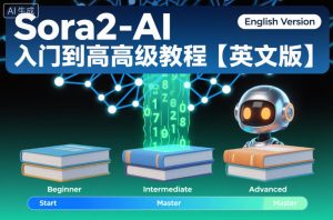 Sora2-AI入门到高级教程【英文版】-数智网创