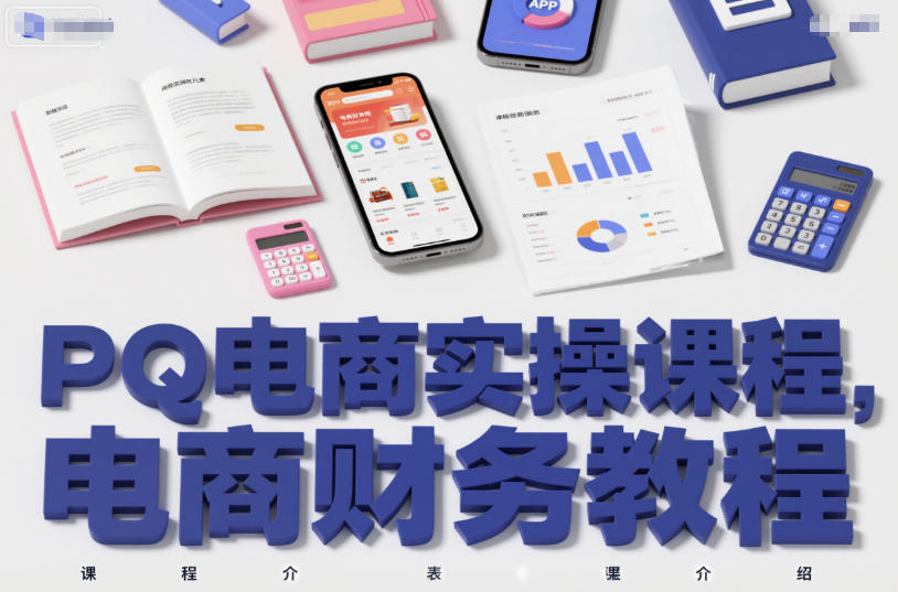 PQ电商实操课程,电商财务教程-数智网创