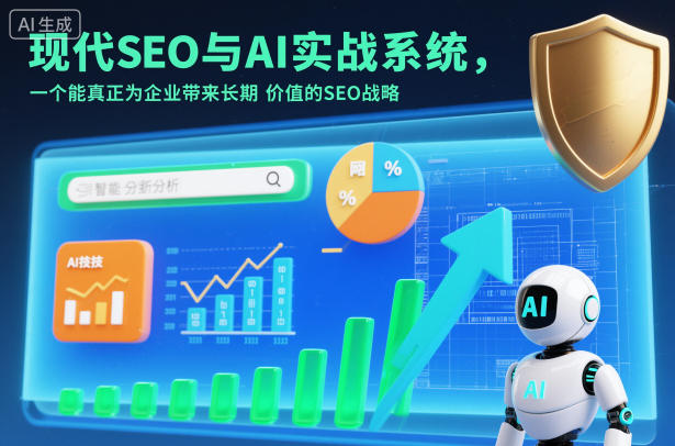 现代SEO与AI实战系统，一个能真正为企业带来长期价值的SEO战略(英语+中文字幕)-数智网创