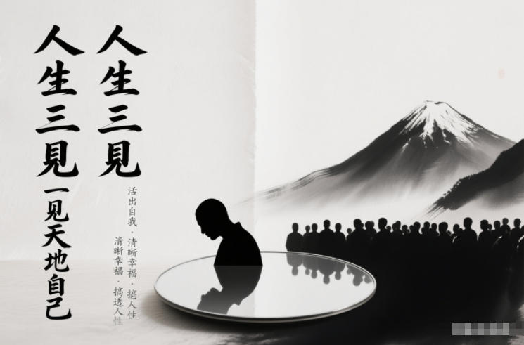人生三见一见天地见众生见自己，活出自我拥有清晰幸福人生，搞透人性-数智网创