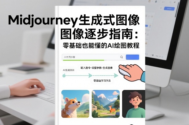 Midjourney生成式图像逐步指南：零基础也能懂的AI绘图教程-数智网创
