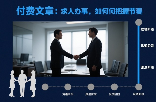 付费文章：求人办事，如何把握节奏-数智网创