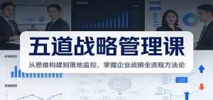 五道战略管理课:从思维构建到落地监控,掌握企业战略全流程方法论-数智网创