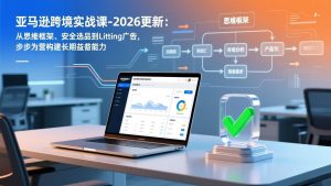 亚马逊跨境实战课-2026更新：从思维框架、安全选品到Listing广告，步步为营构建长期盈利能力-数智网创